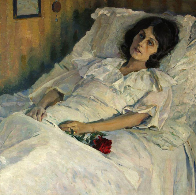 Больная девушка 1928