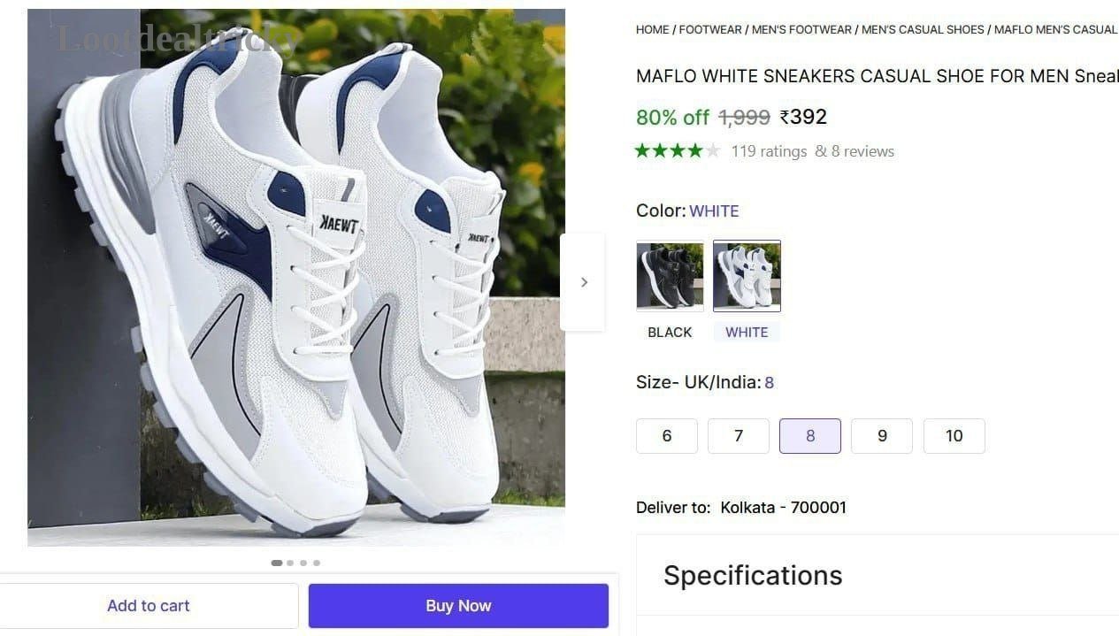 Sneakers For Men – Just ₹392 | Loot Deal Sneakers For Men – Just ₹392 | Loot Deal