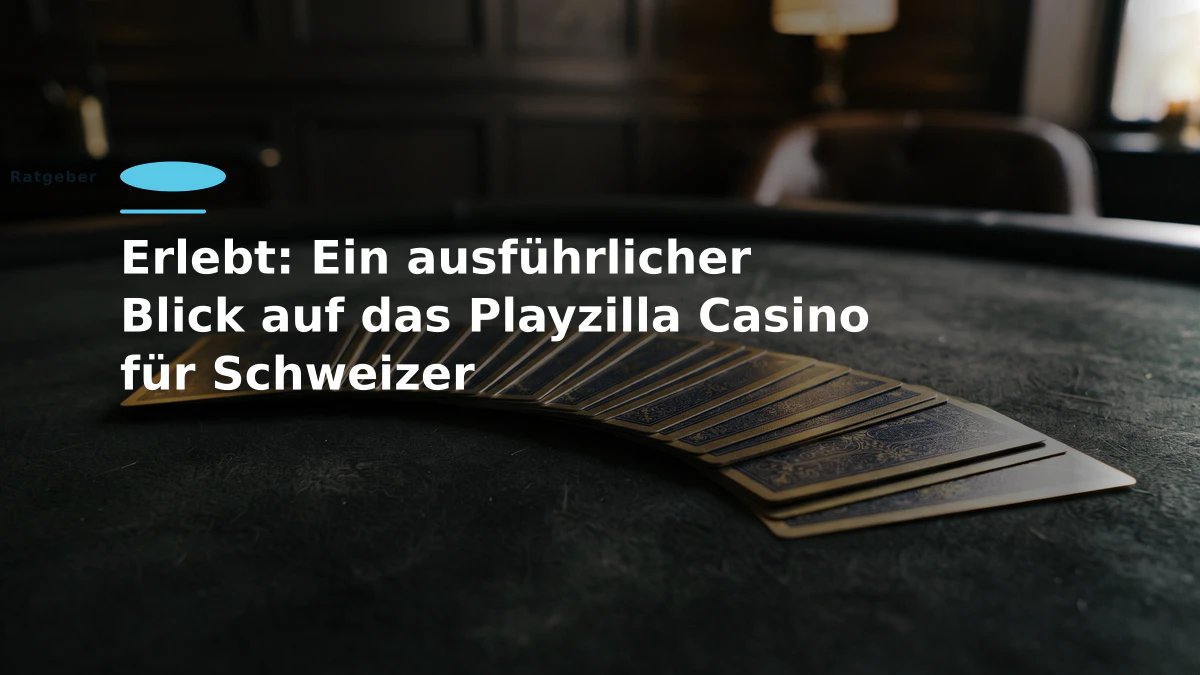 Erlebt: Ein ausführlicher Blick auf das Playzilla Casino für Schweizer
