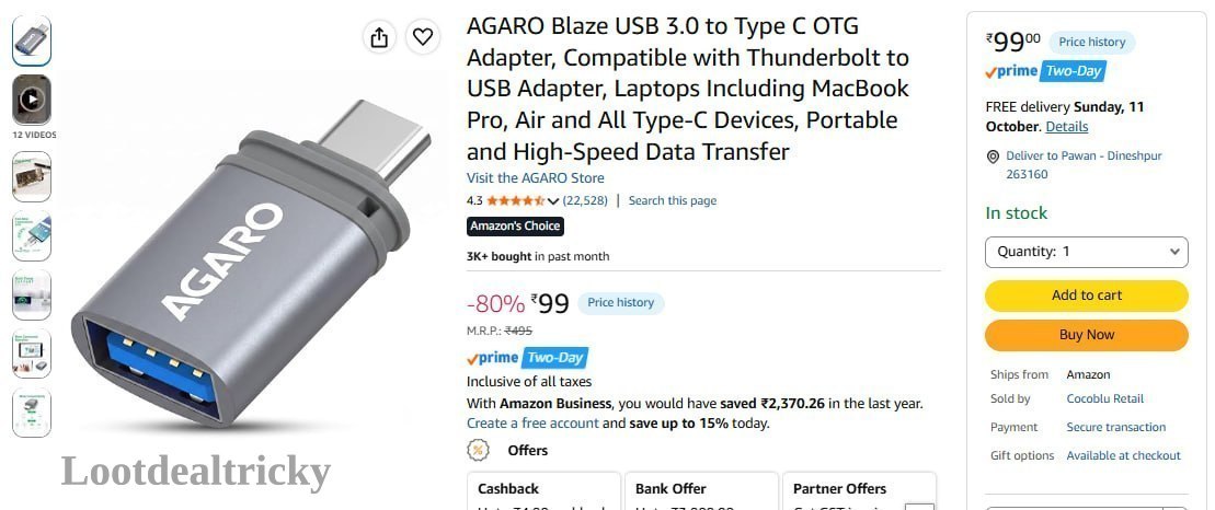 Agaro Blaze Usb – Just ₹99 | Loot Deal Agaro Blaze Usb – Just ₹99 | Loot Deal