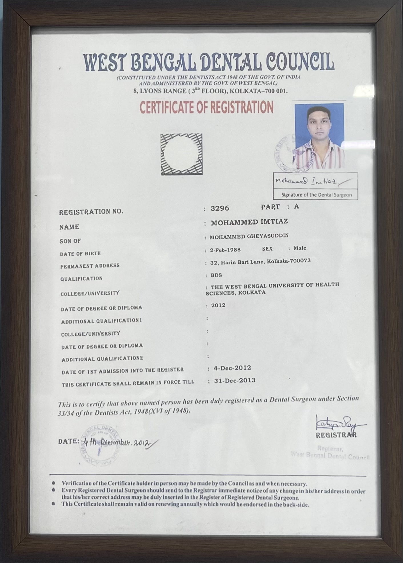 Professional Certificate