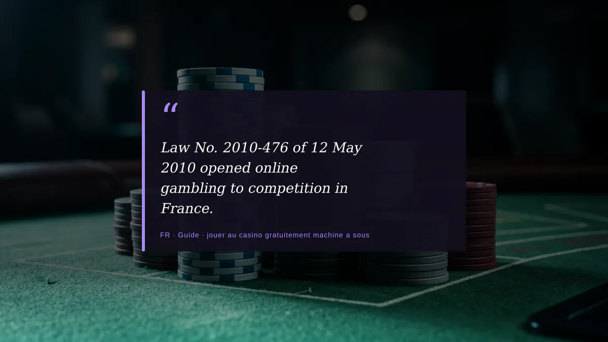 Comment jouer aux machines à sous gratuitement en france sans se faire avoir