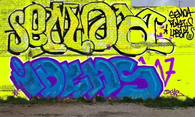 Graffiti artwork by IDEASxARGUE