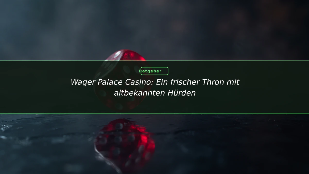Wager Palace Casino: Ein frischer Thron mit altbekannten Hürden