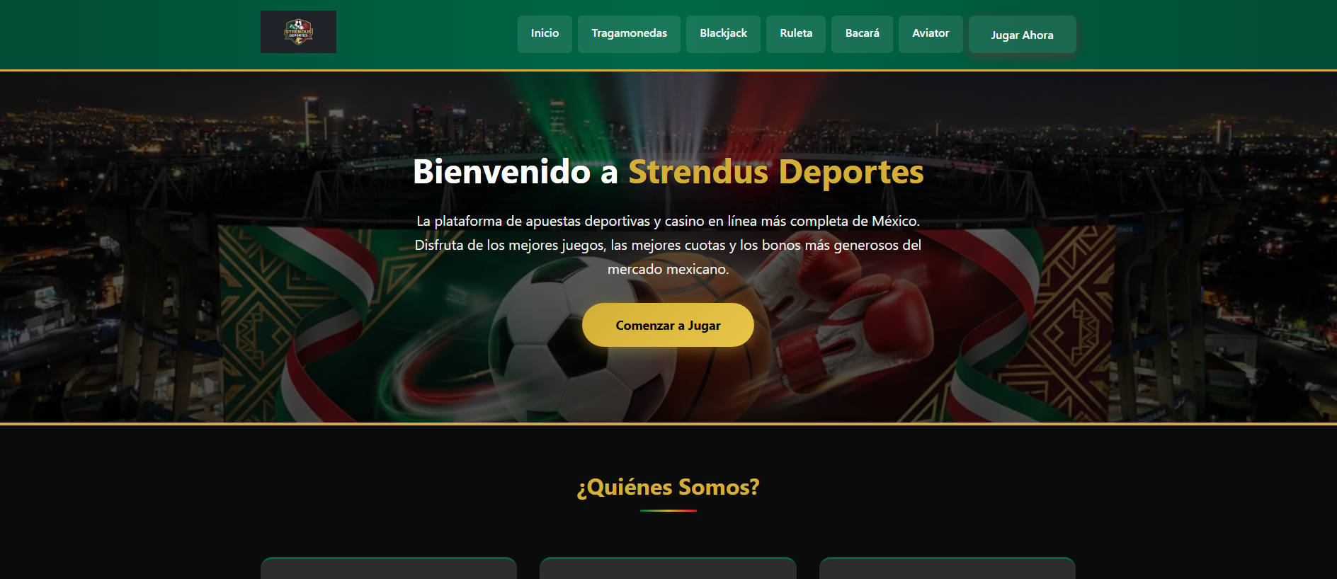 Stored capture of strendus-deportes.mx