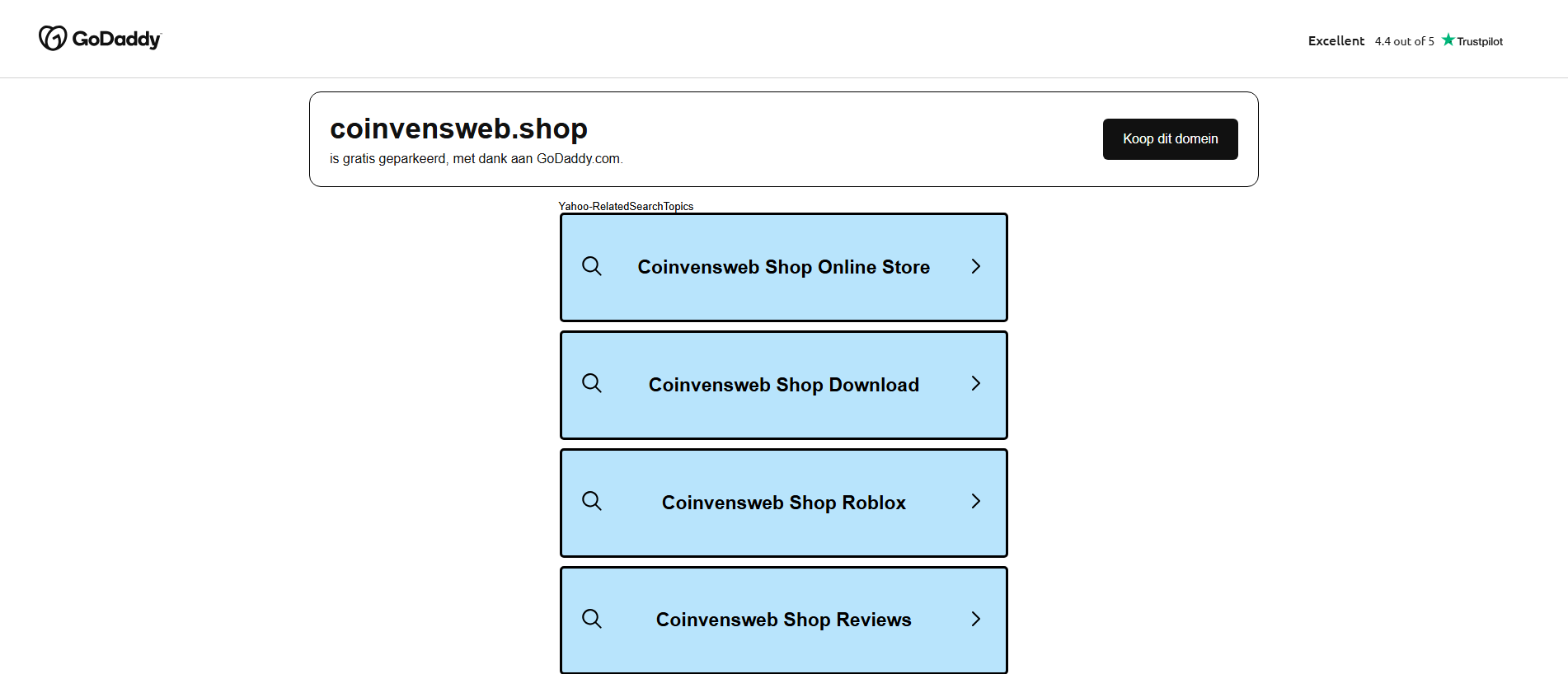 Stored capture of coinvensweb.shop