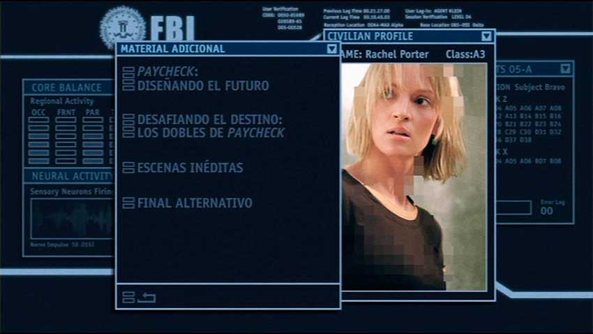 Pyche 5 - Paycheck [DVD9 Full] [Pal] [Esp/Ing] [5.1] [Sub:Esp/Ing/Por] [2003] [Acción] [VS]