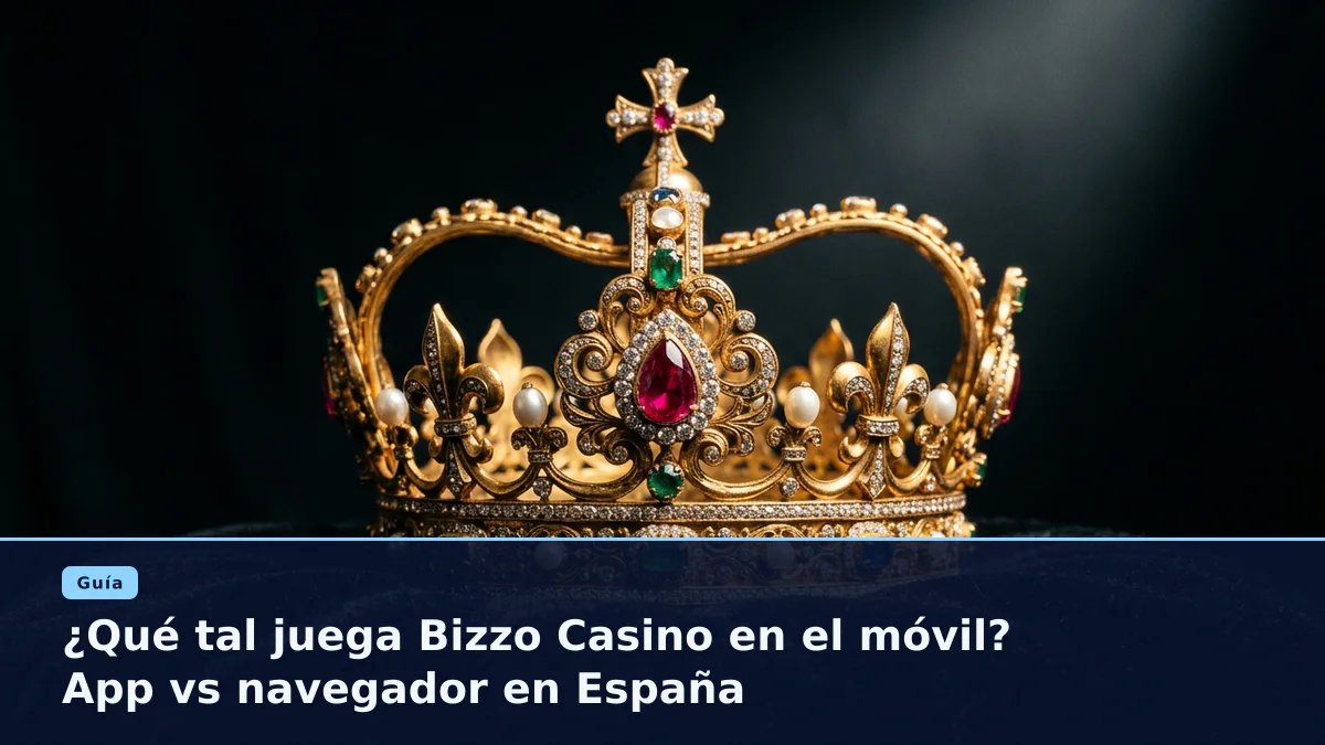 ¿Qué tal juega Bizzo Casino en el móvil? App vs navegador en España