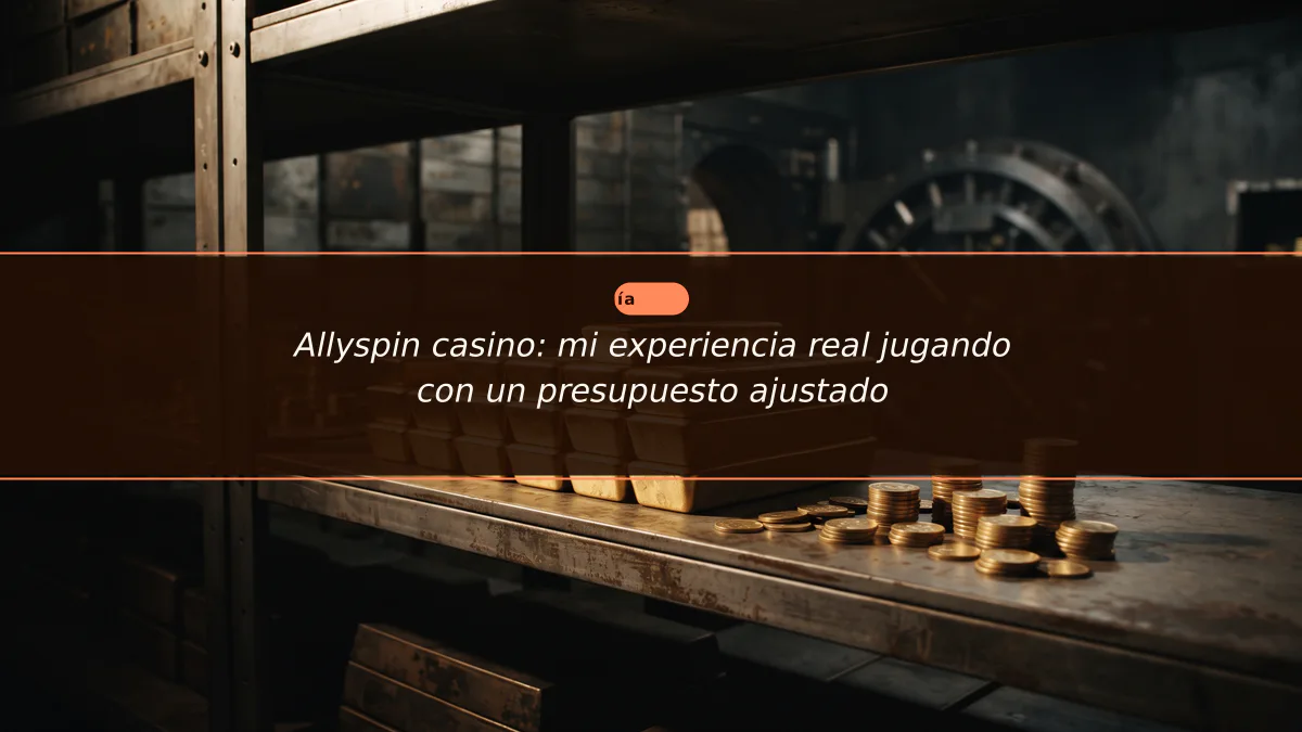 Allyspin casino: mi experiencia real jugando con un presupuesto ajustado