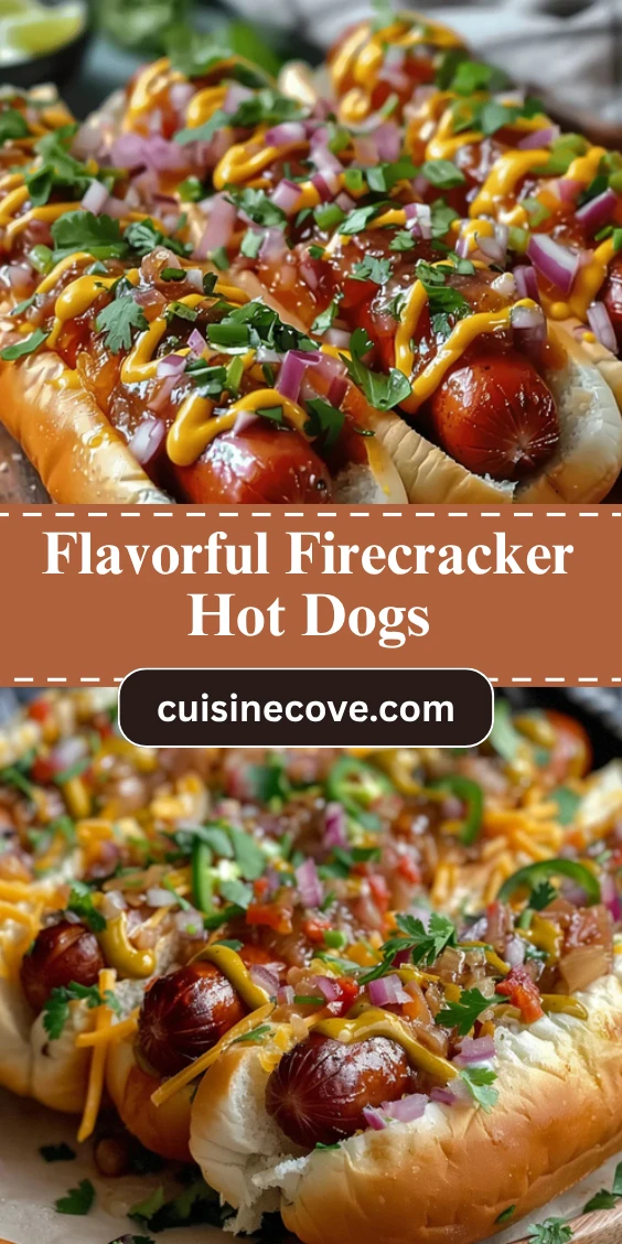 Flavorful Firecracker Hot Dogs for Your 4th of July Party