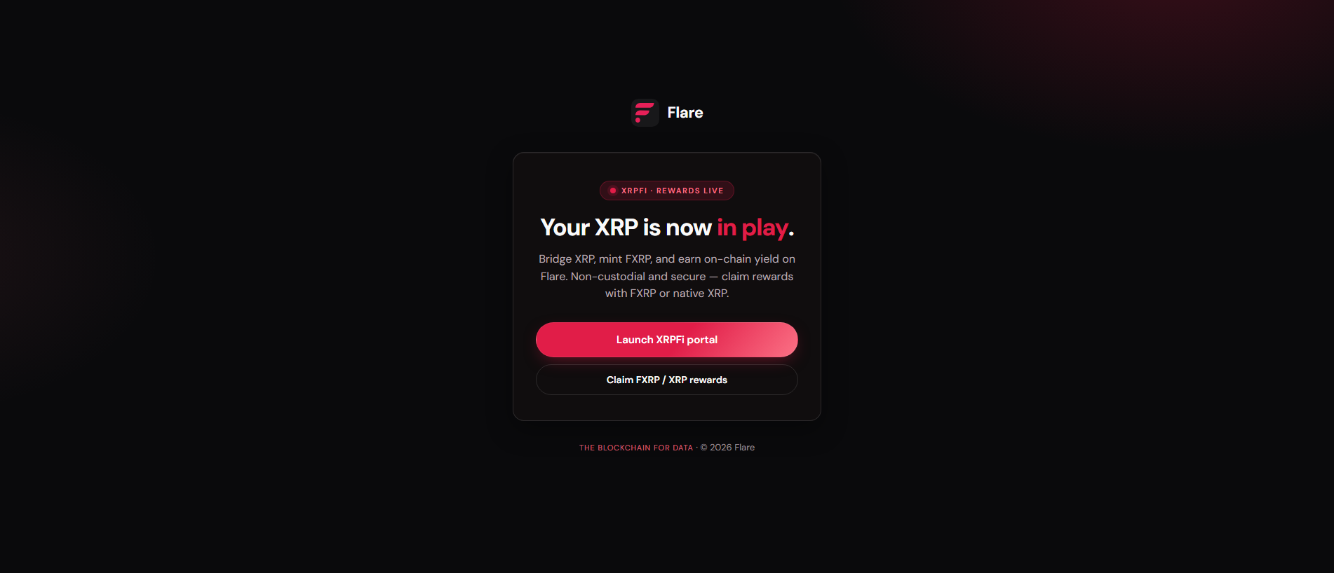 Stored capture of flarexrp.network