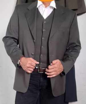 Saco + Chaleco Verde Oscuro - Vista 2