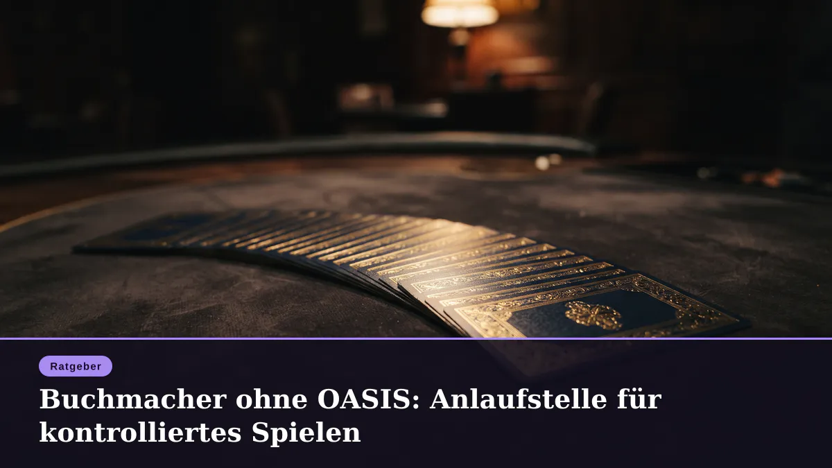 Buchmacher ohne OASIS: Anlaufstelle für kontrolliertes Spielen