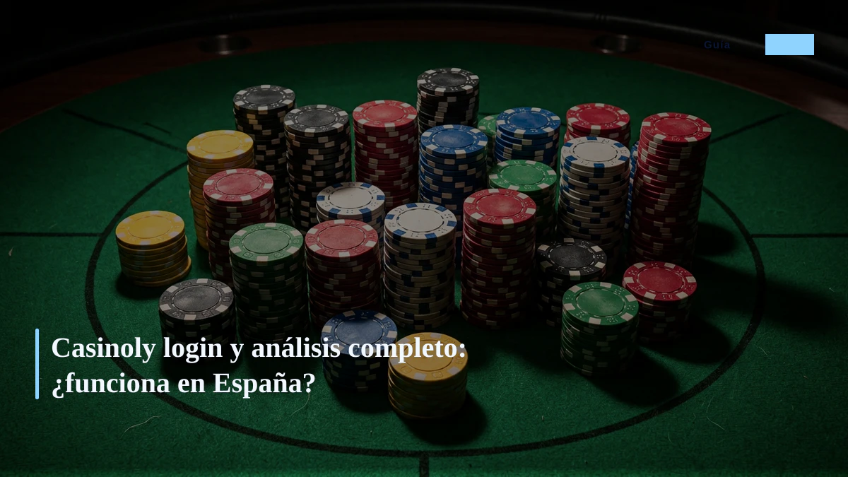 Casinoly login y análisis completo: ¿funciona en España?