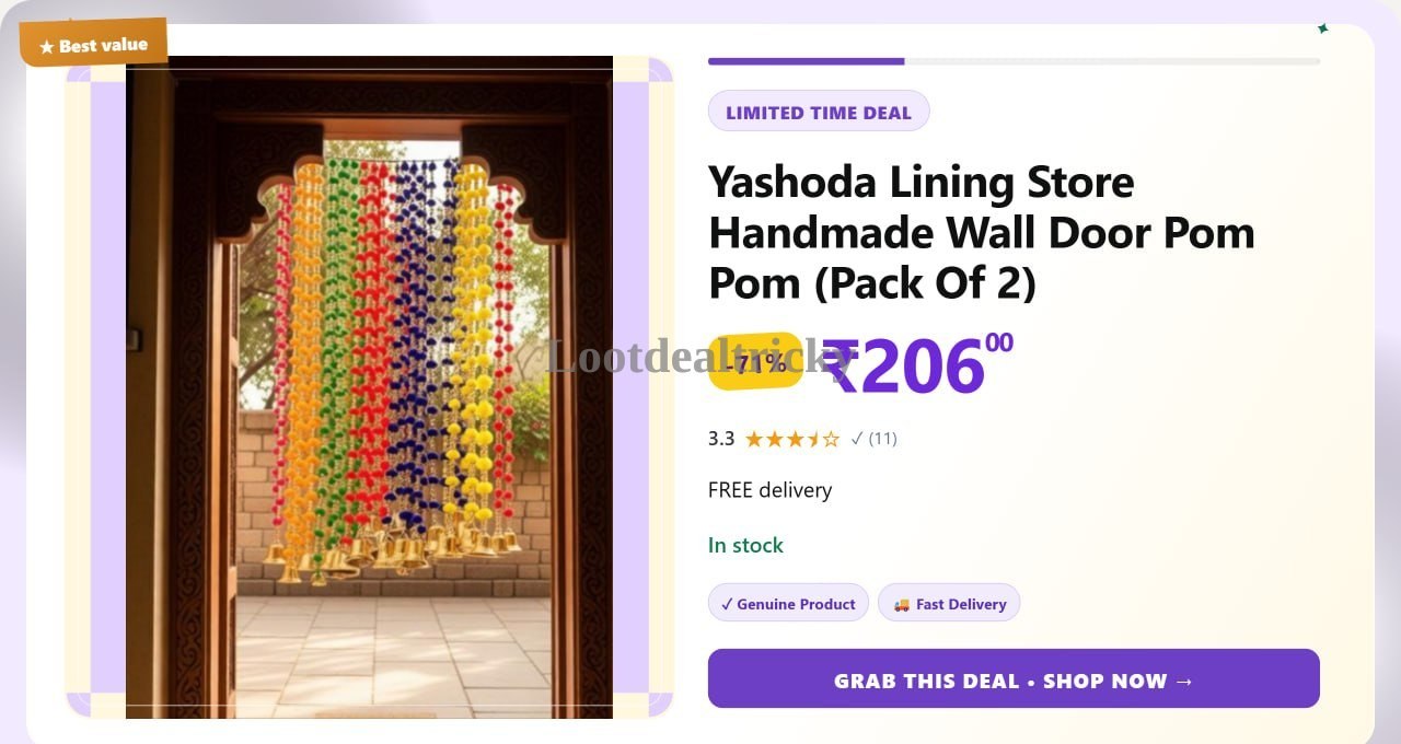 handmade Wall Door – Just ₹206 | Loot Ka Maal handmade Wall Door – Just ₹206 | Loot Ka Maal