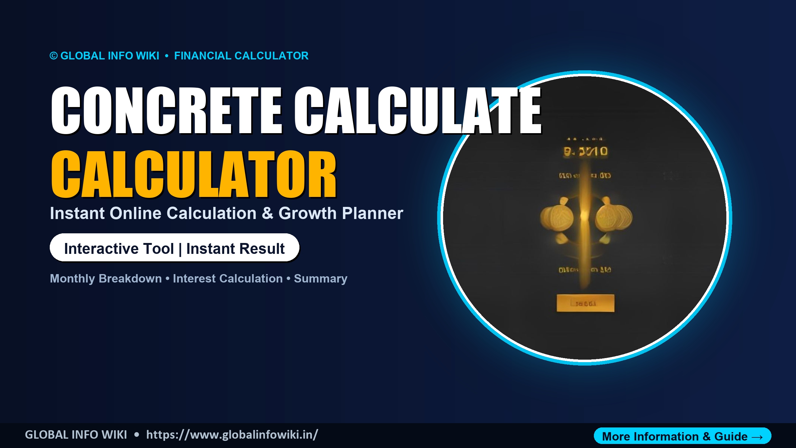 Concrete Calculator — Calculate Cubic Yards, Bags & Cost Concrete Calculator — Calculate Cubic Yards, Bags & Cost
