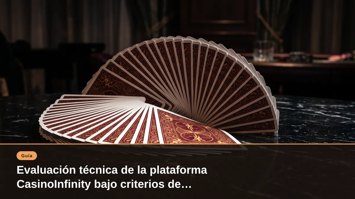 Evaluación técnica de la plataforma CasinoInfinity bajo criterios de cumplimiento