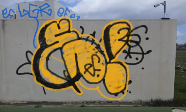 Graffiti artwork by Rickertos