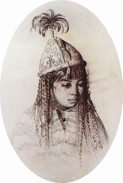 Киргизская девушка