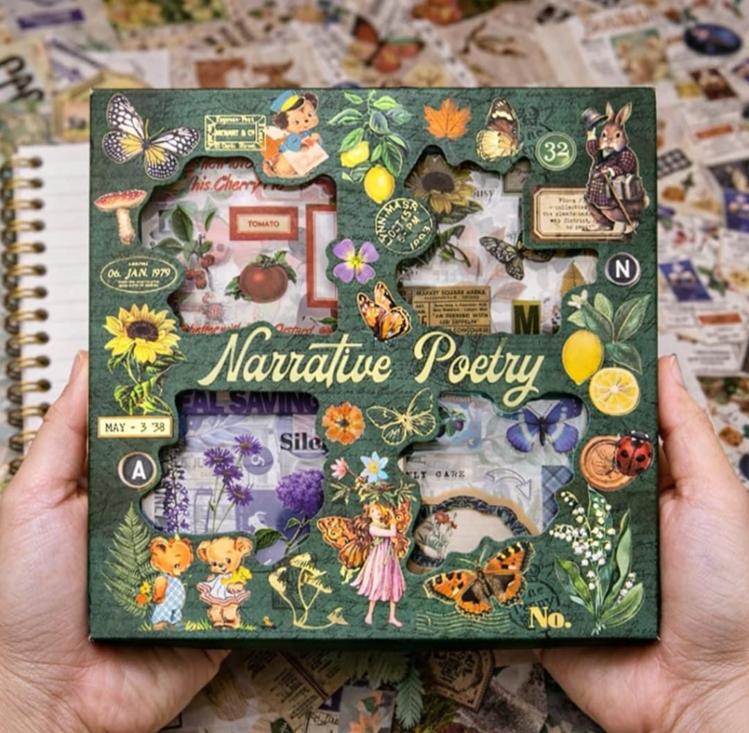 Narrative Poetry Decorative Stickers