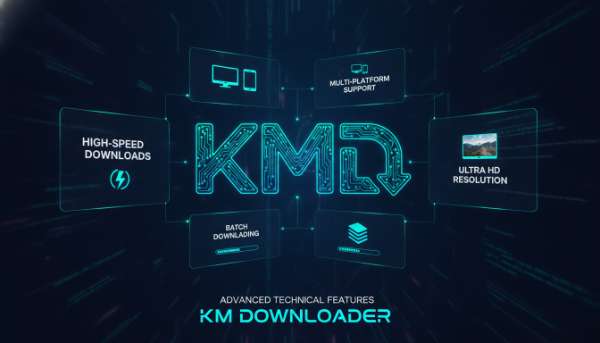 أبرز مميزات KM Downloader التقنية لتسريع التحميل وإدارة الملفات