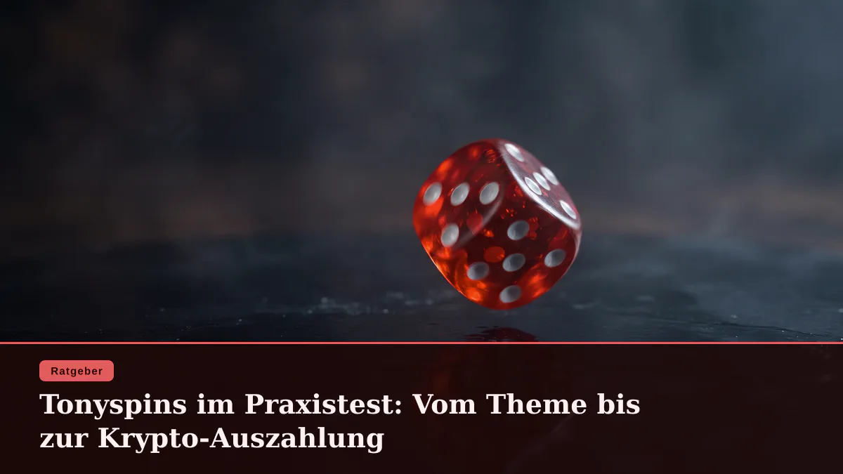 Tonyspins im Praxistest: Vom Theme bis zur Krypto-Auszahlung