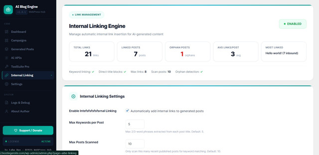 Internal Linking