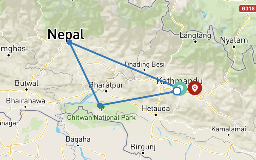 Trip map
