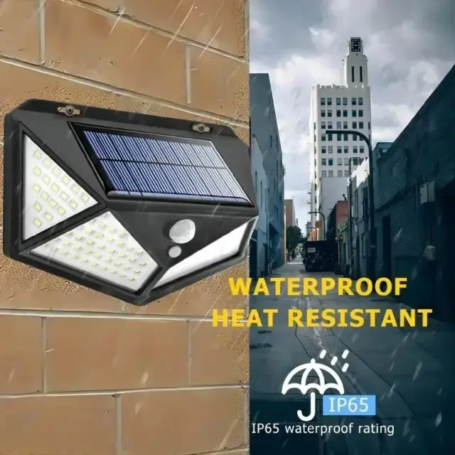 outdoor solar wall light