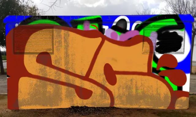 Graffiti artwork by 3OPK