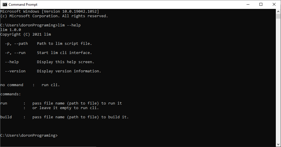 help-Screen