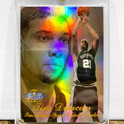 1997 Flair Showcase Tim Duncan (Row 3)