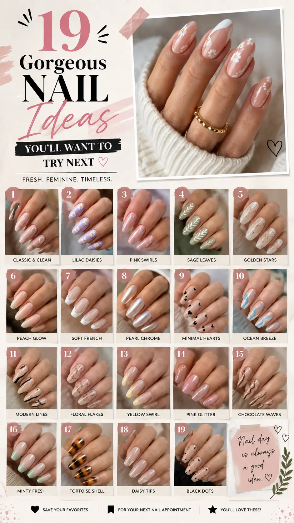 19 Gorgeous Nail Ideas You’ll Want to Try Next 19 Gorgeous Nail Ideas You’ll Want to Try Next
