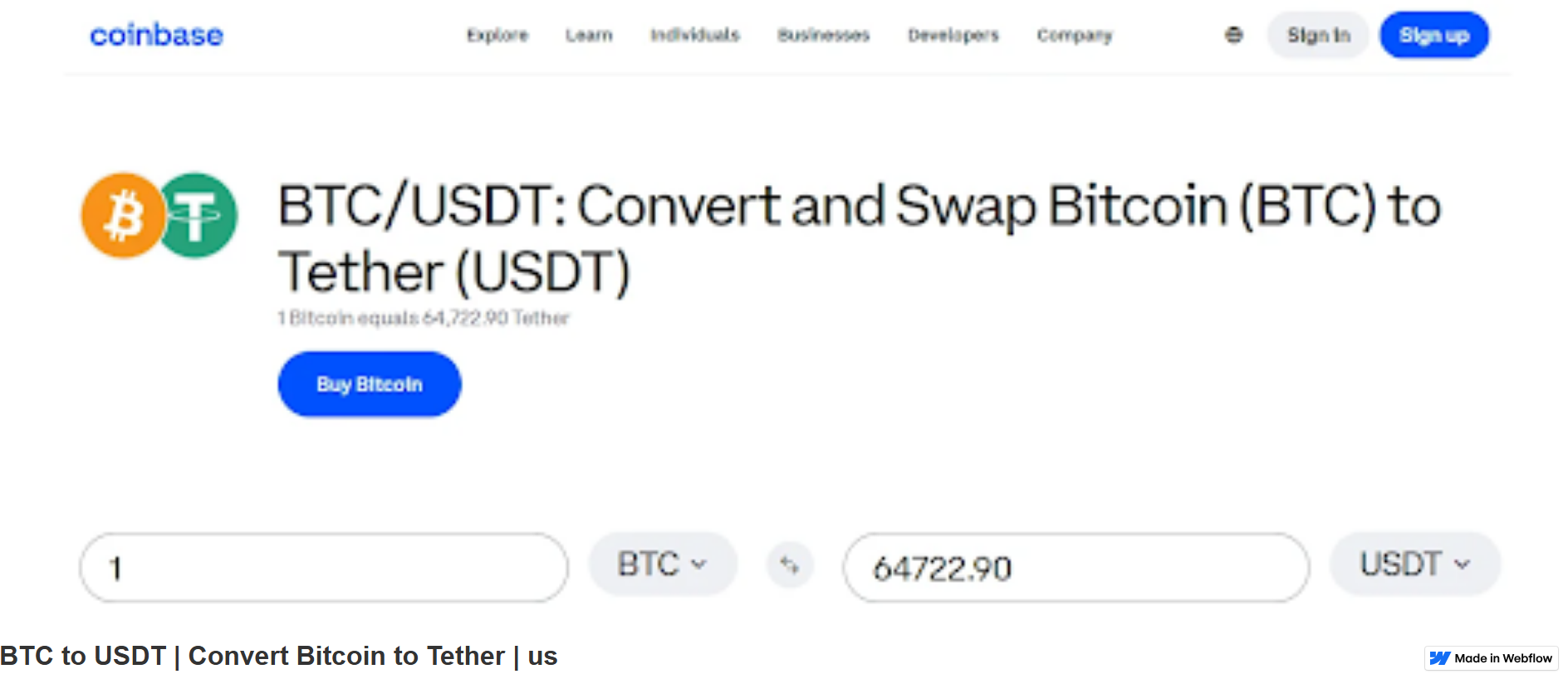 Stored capture of btctousdtt-edu.webflow.io