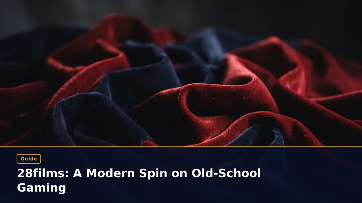 28films: A Modern Spin on Old-School Gaming