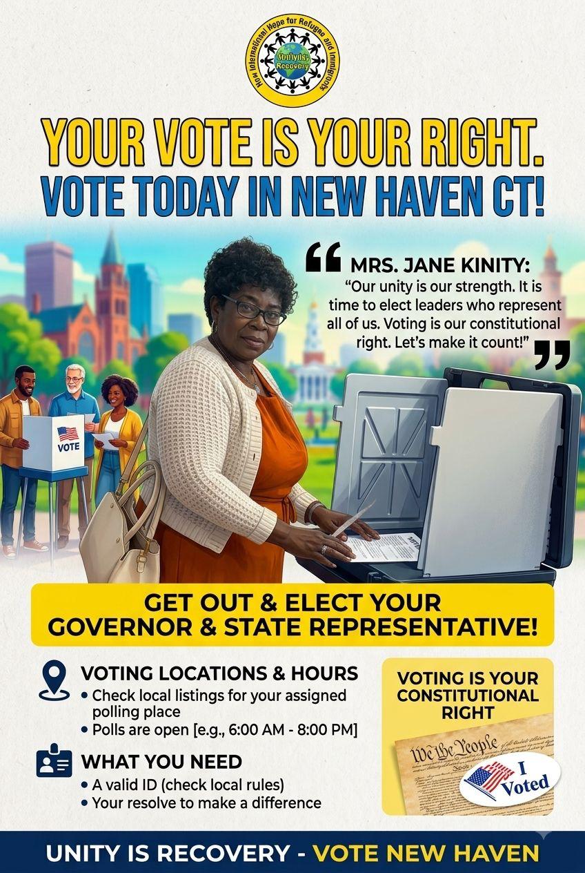 Your vote is your right,get out and select your governor and state representative
