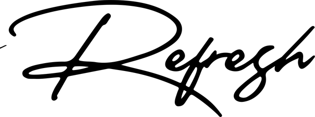 Refresh Word Handwritten Cursive Signature Style Vector Typography.png