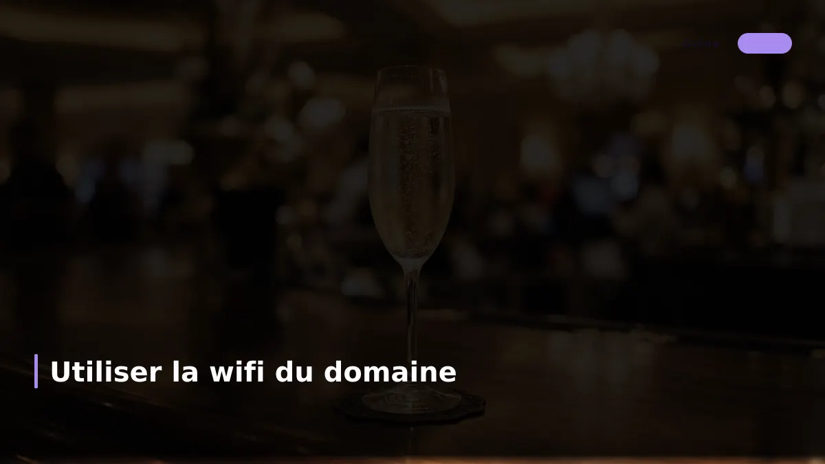 Utiliser la wifi du domaine
