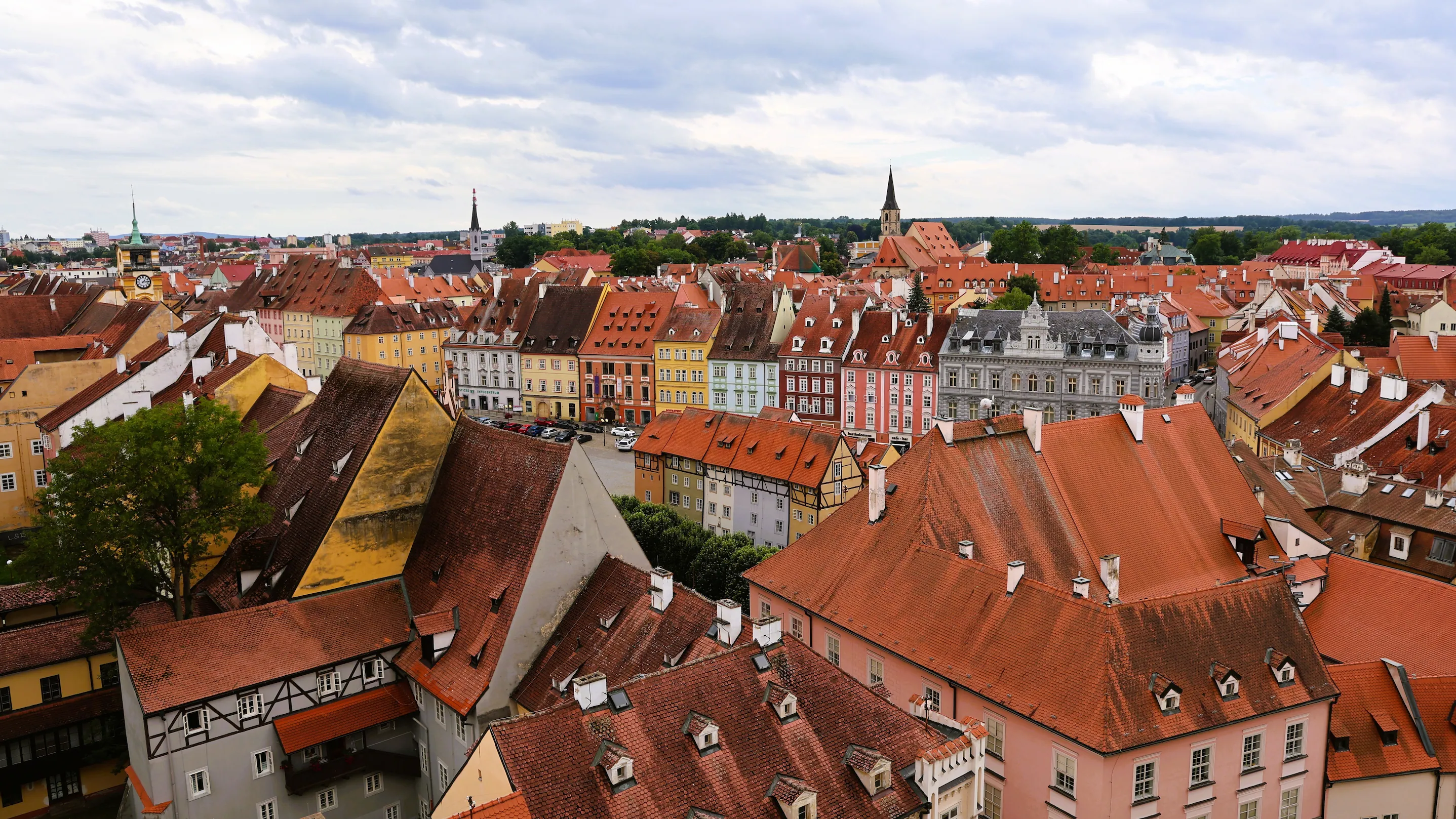 Historické centrum z věže