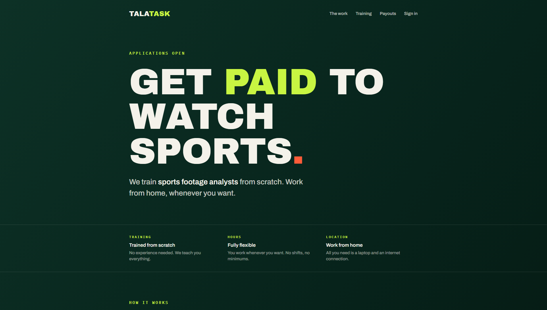 Screenshot of talatas.org