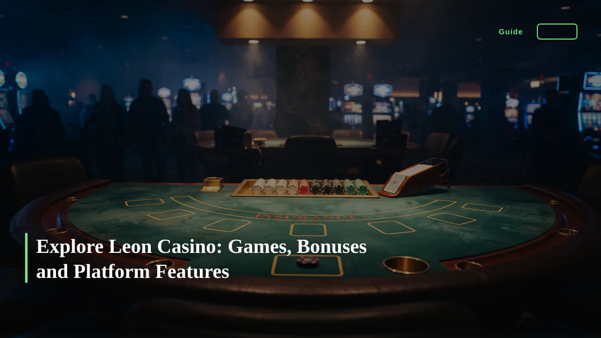 Explore Leon Casino: Games, Bonuses and Platform Features