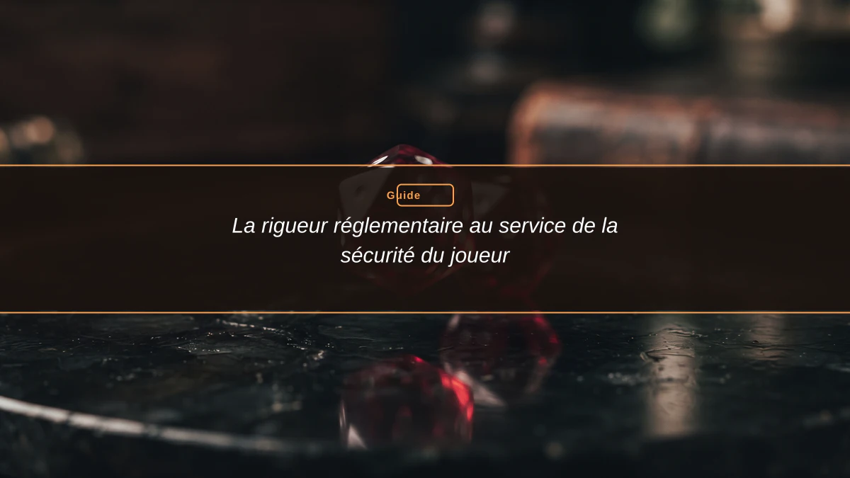 La rigueur réglementaire au service de la sécurité du joueur