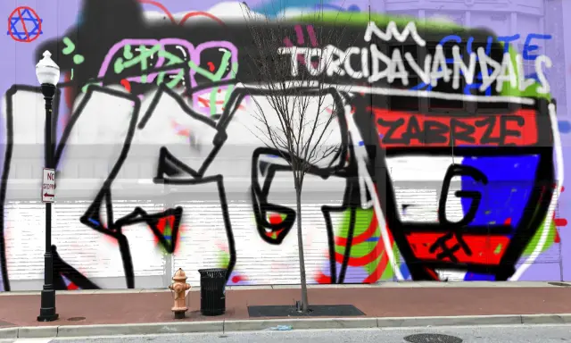 Graffiti artwork by TorcidaVandals