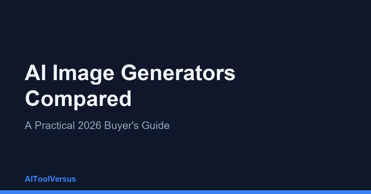 AI Image Generators Compared