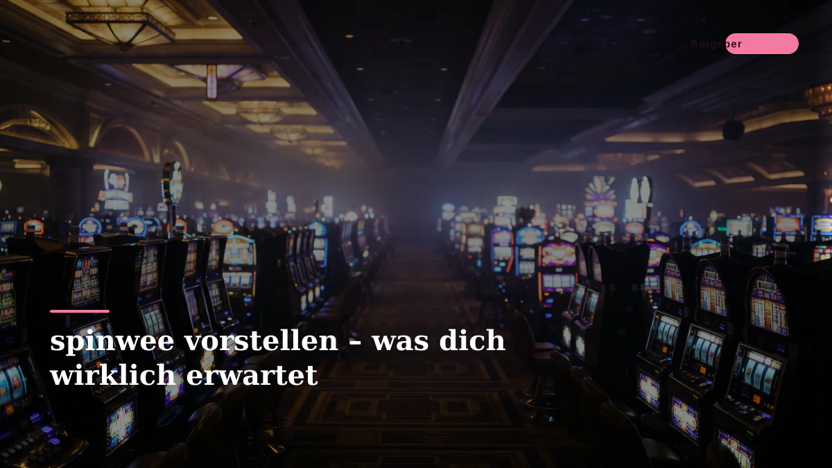 spinwee vorstellen – was dich wirklich erwartet