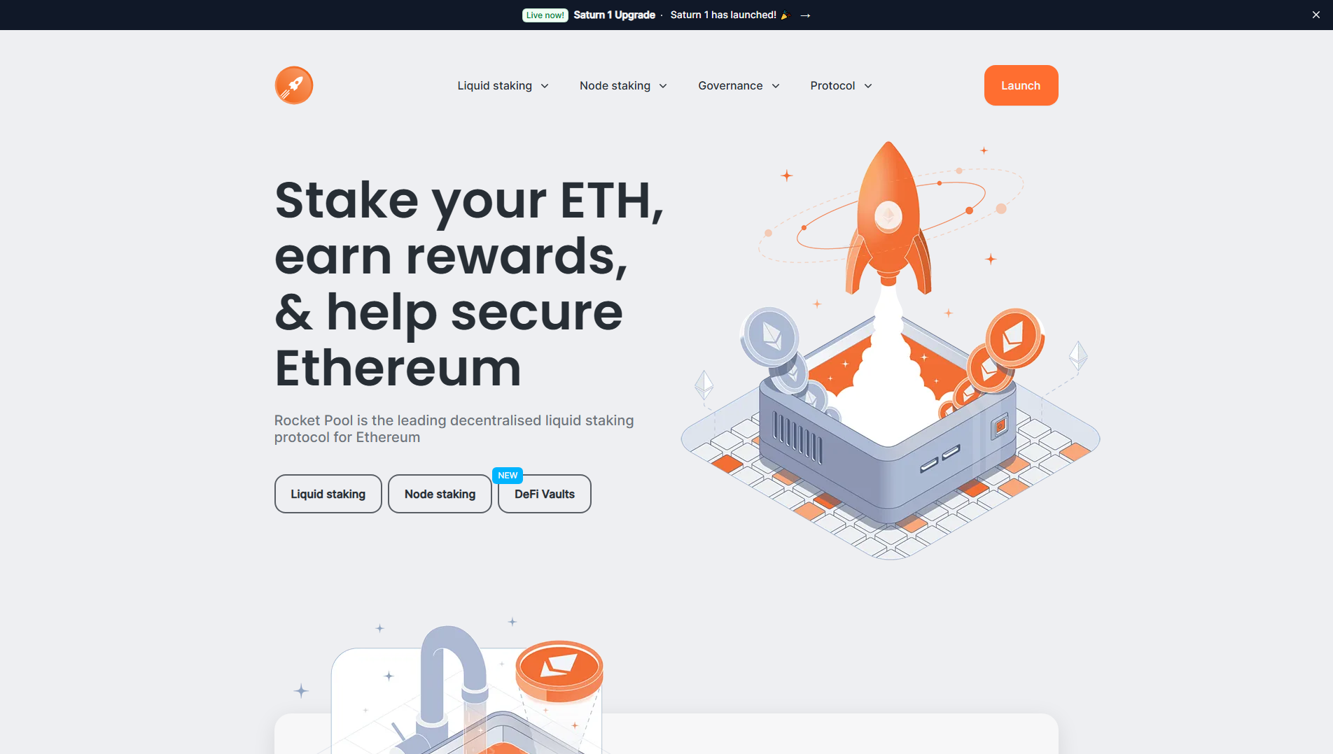 Screenshot of rocketpool-3xb.pages.dev