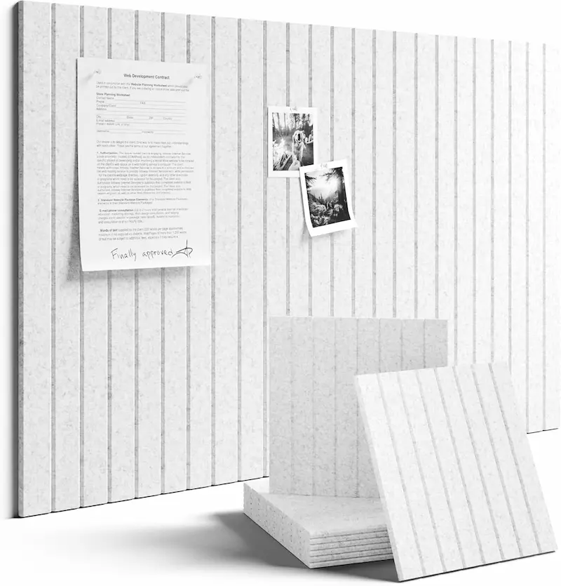 Aesthetic Large Felt Bulletin Board – Minimalist Wall Organization & Smart Decor Hacks for Home, Office, Classroom