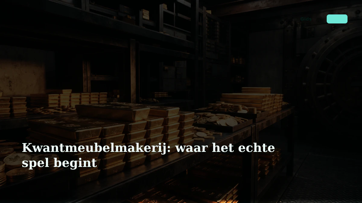 Kwantmeubelmakerij: waar het echte spel begint