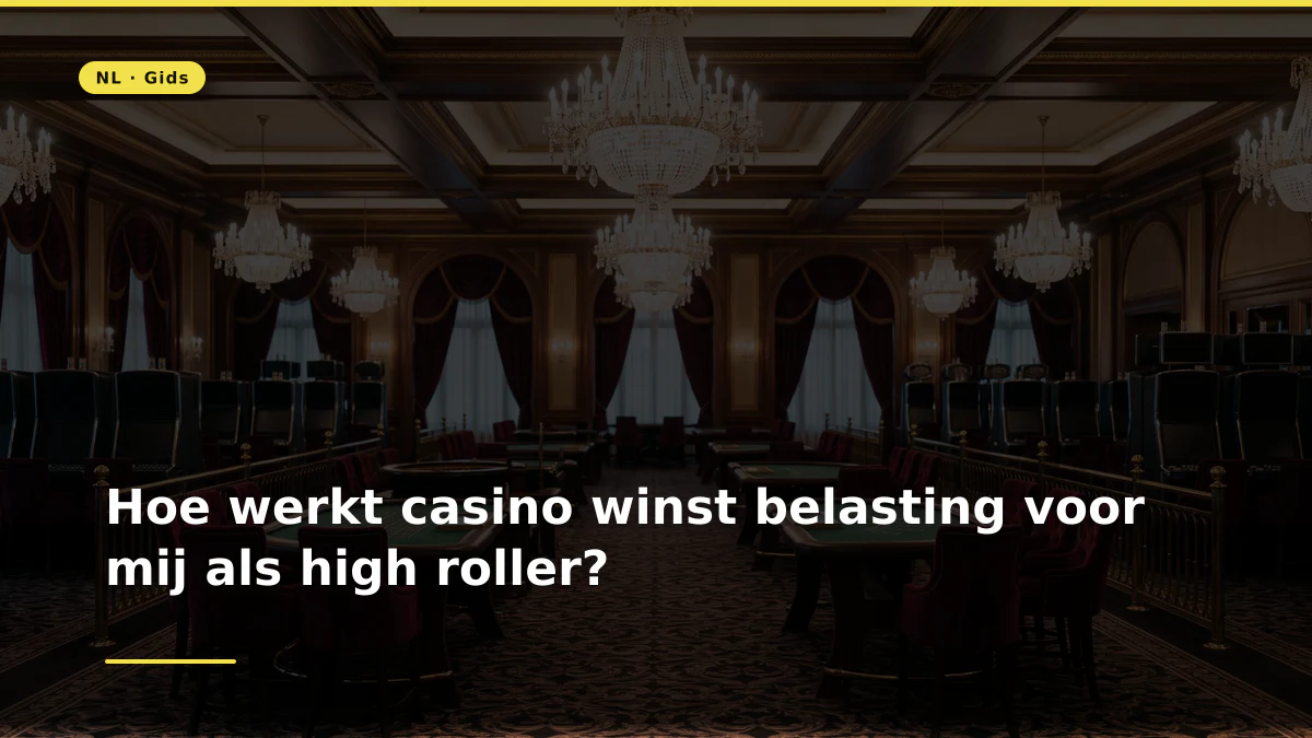 Hoe werkt casino winst belasting voor mij als high roller?