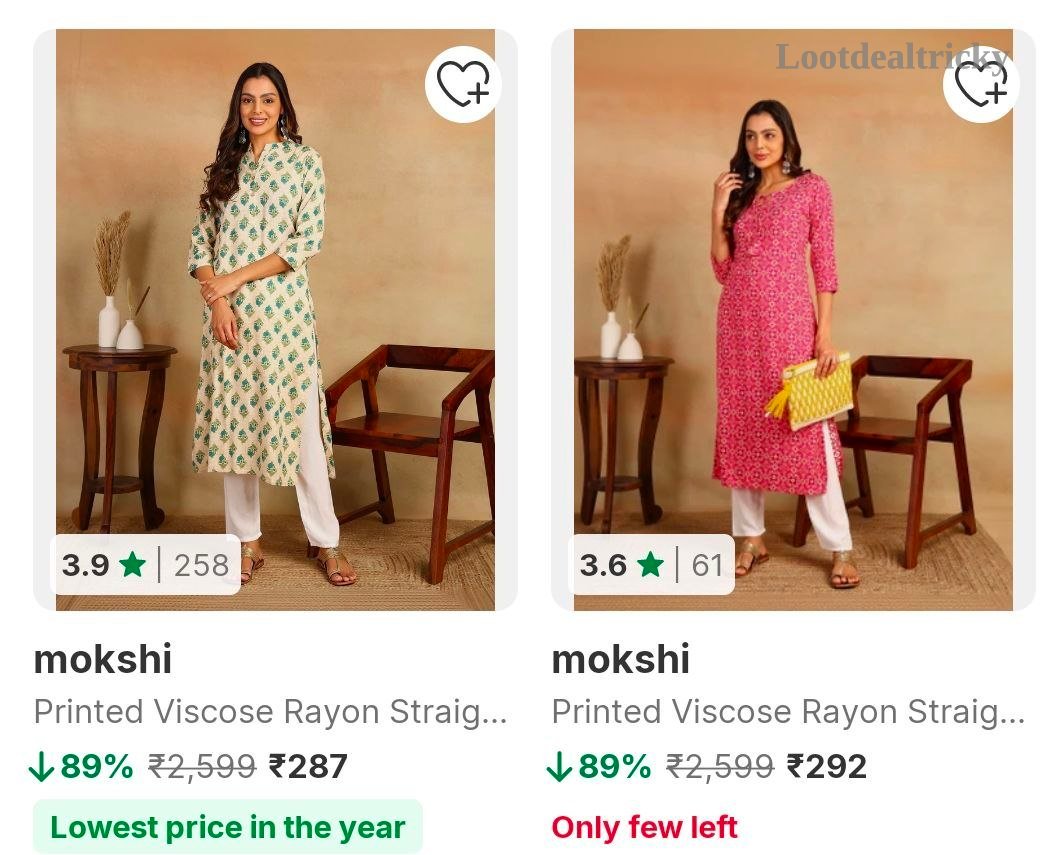Flipkart Mokshi Women – Just 89% OFF | Best Deal Flipkart Mokshi Women – Just 89% OFF | Best Deal